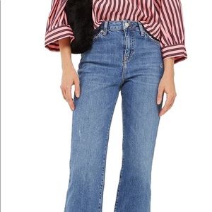 Topshop Dree highwaisted crop jeans